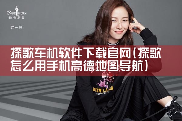 探歌车机软件下载官网